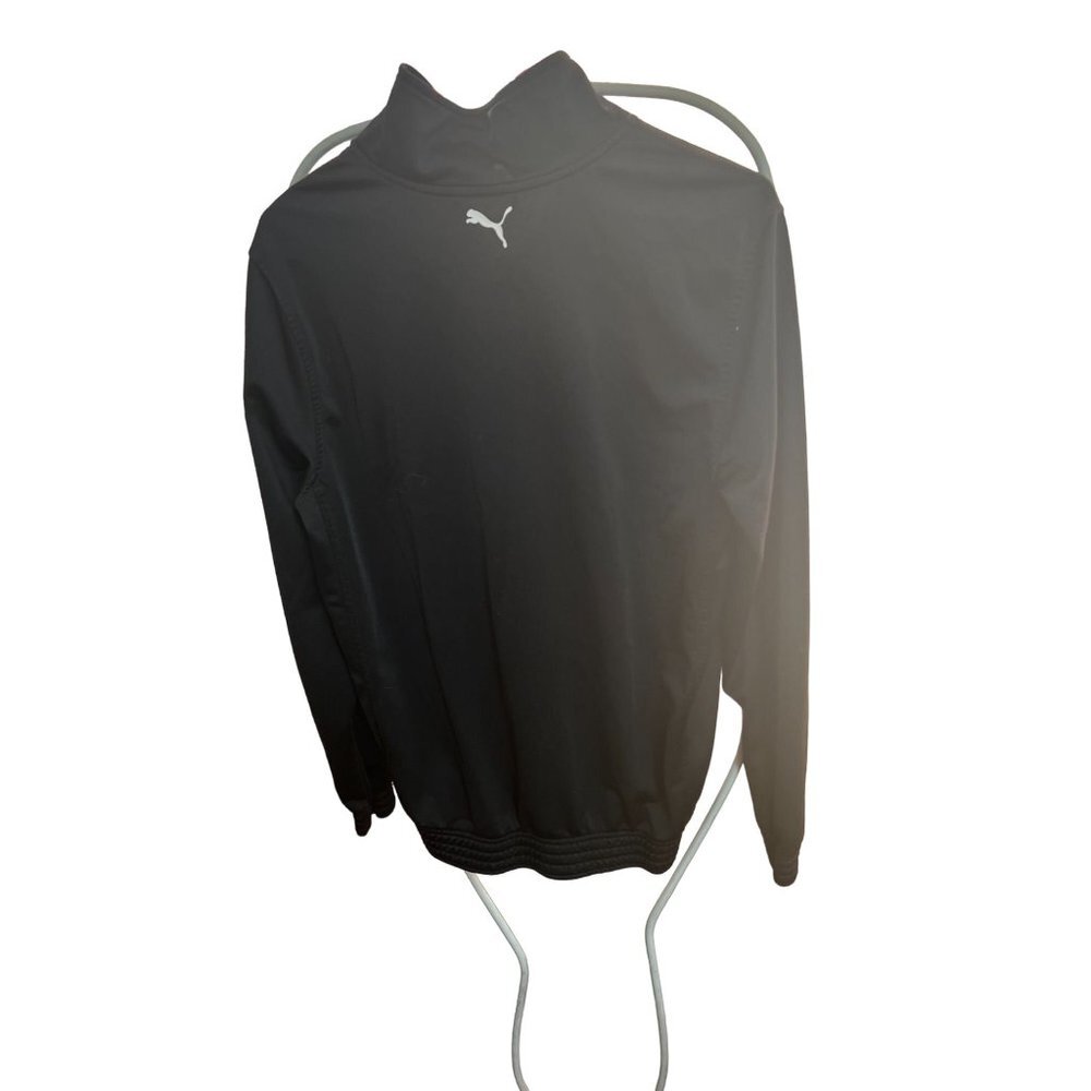 Puma Mens Black workout running  training  track jacket M - Picture 2 of 4
